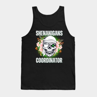 Pirate With Flowers - Shenanigans Coordinator Tank Top